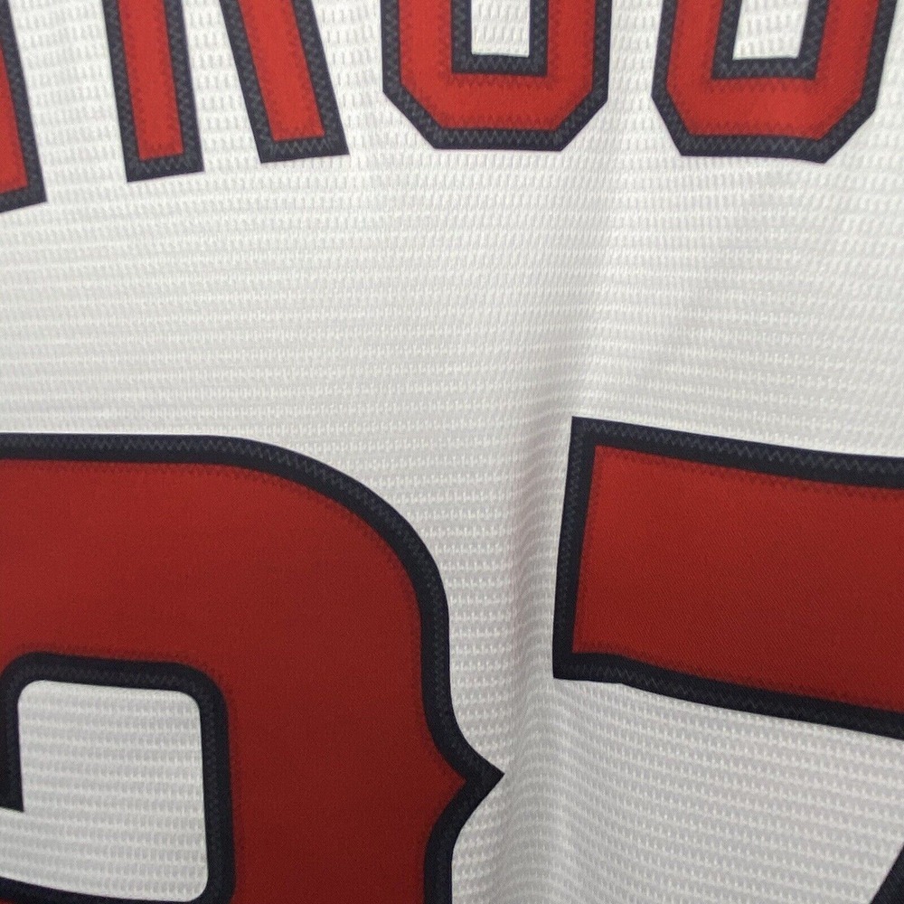 Nike Mike Trout Baseball Jersey White Los Angeles Angels Anaheim SEWN LA Mens XL - Picture 4 of 12